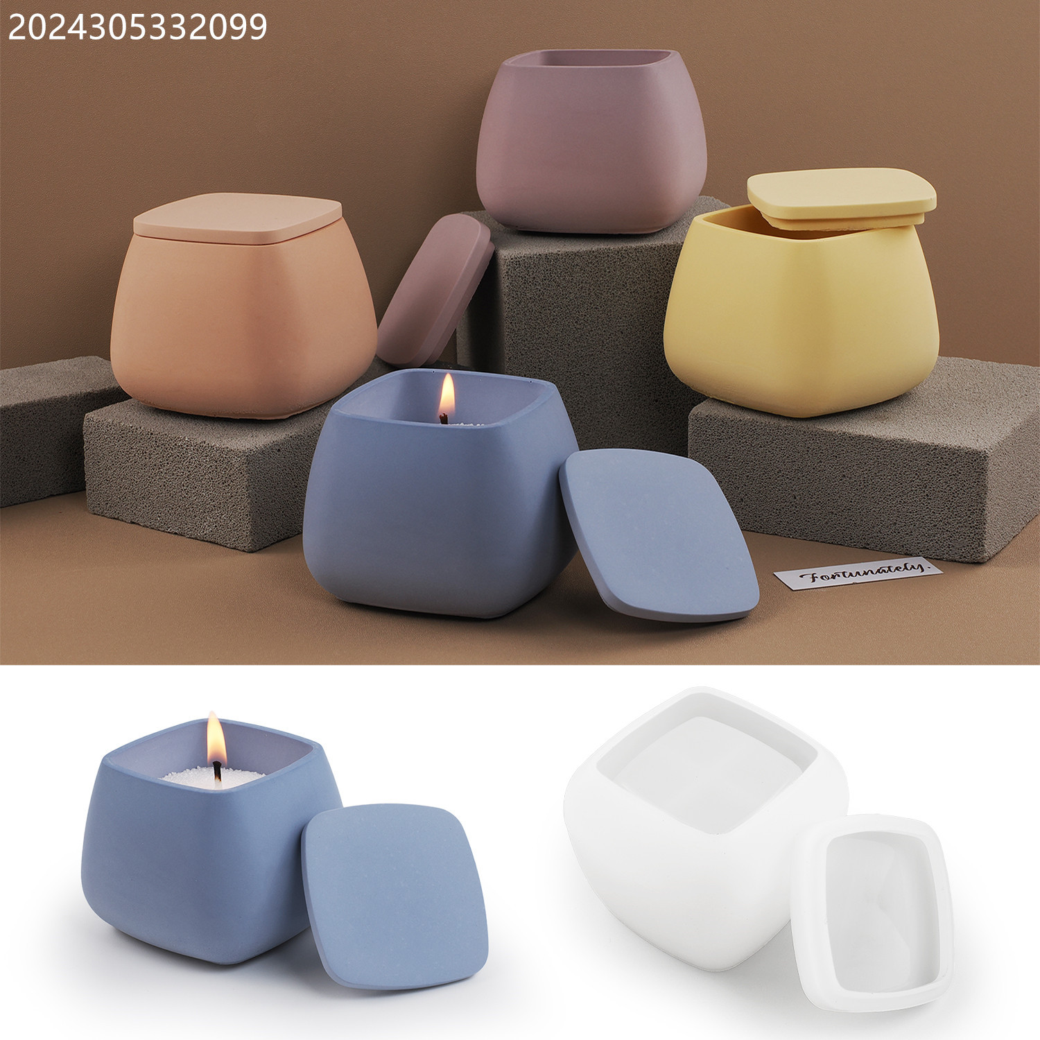 Candle Supplies Jars - DIY 에폭시 시멘트 석고 실리콘 몰드