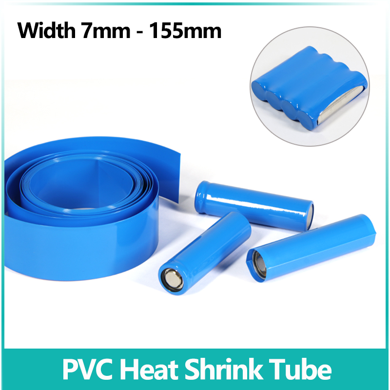 Shrink Sleeve Pvc - 1/3/5/20M 블루 PVC 열수축 튜브 7mm