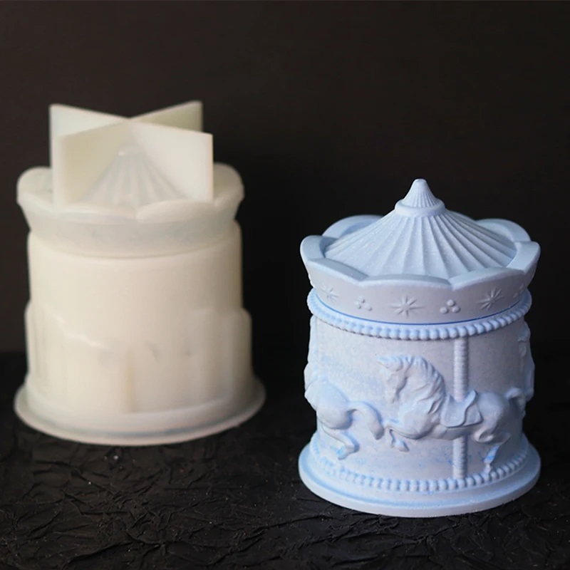 Candle Supplies Jars - 재미 있은 회전 목마 저장 상자
