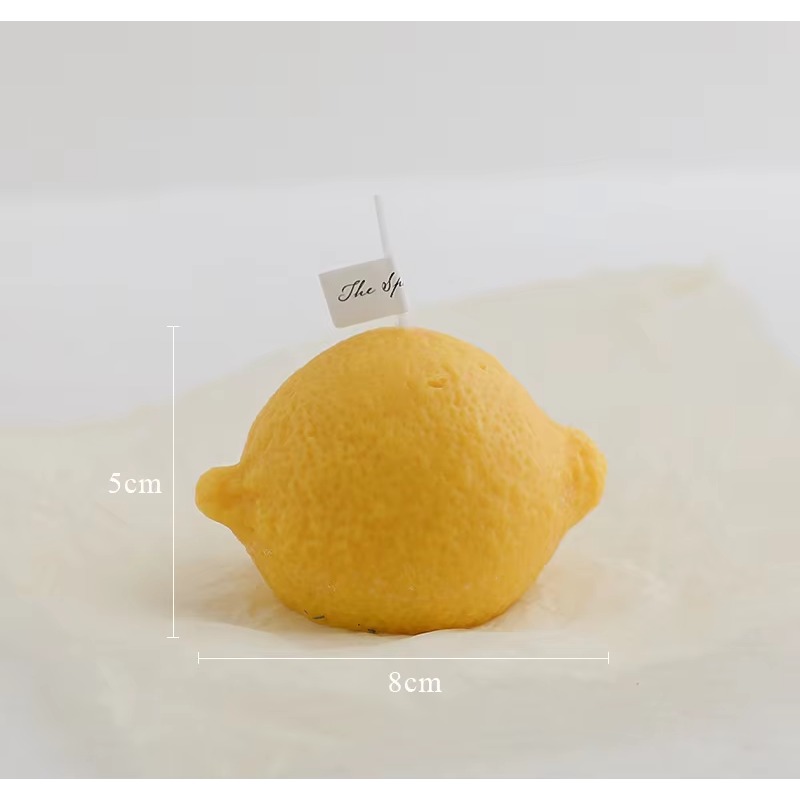 Candle Supplies Free Shipping - 맞춤형 홈 데코 레몬 캔들 사진