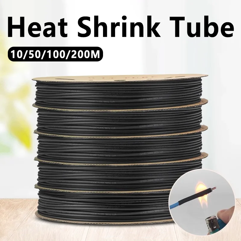 Shrink Sleeve Pvc - 3:1 열 수축 튜브, 접착제 포함,