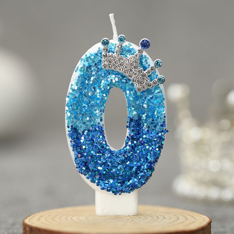 창의적인 공작새 블루 크라운 디지털 생일 양초 - 파티 - Candle Supplies Free Shipping 리뷰 및 가격