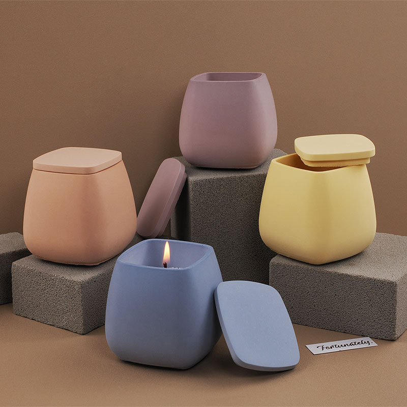 DIY 에폭시 시멘트 석고 실리콘 몰드 사각 캔들 컵  - Candle Supplies Jars 리뷰 및 가격