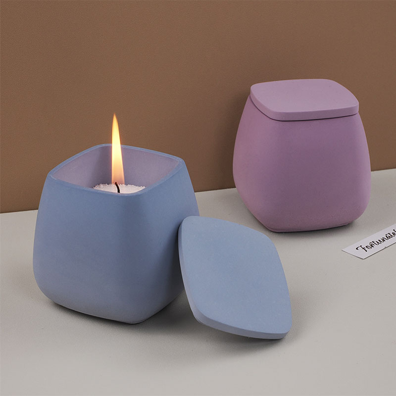 DIY 에폭시 시멘트 석고 실리콘 몰드 사각 캔들 컵  - Candle Supplies Jars 리뷰 및 가격