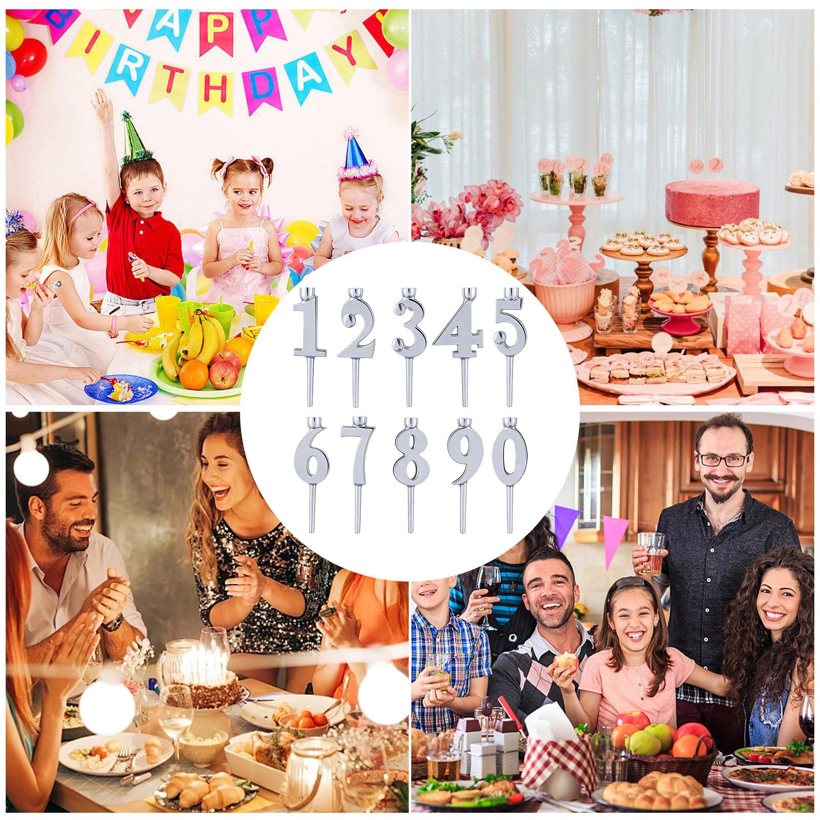 케이크용 숫자 생일 캔들 홀더 10개 생일 파티 용품  - Candle Supplies Free Shipping 리뷰 및 가격