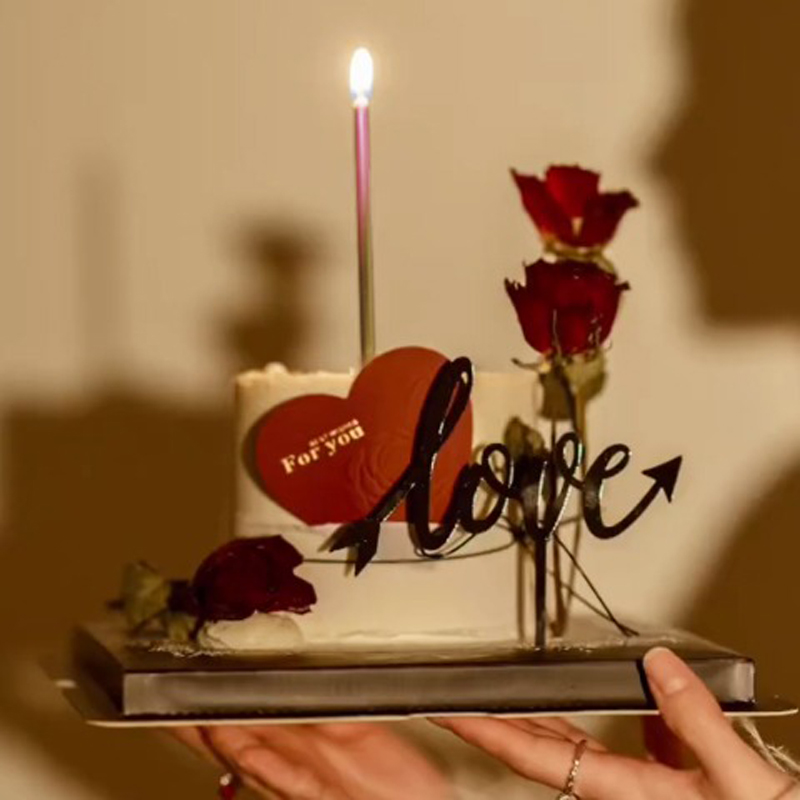 30/50 상자 그라디언트 색상 생일 촛불 케이크 베이 - Candle Supplies Free Shipping 리뷰 및 가격