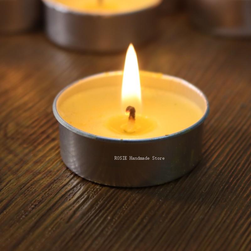 100 심지 100 스티커 포함 빈 차 왁스 원형 알루 - Candle Supplies Jars 리뷰 및 가격