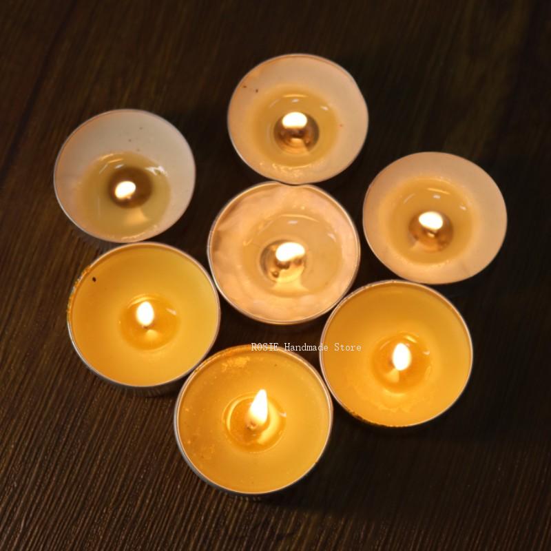 100 심지 100 스티커 포함 빈 차 왁스 원형 알루 - Candle Supplies Jars 리뷰 및 가격