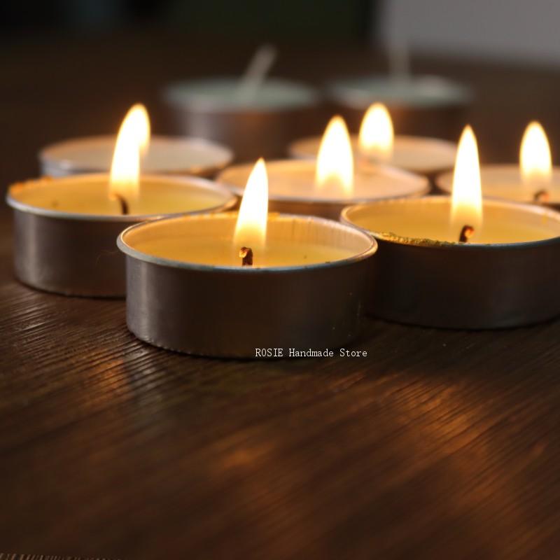 100 심지 100 스티커 포함 빈 차 왁스 원형 알루 - Candle Supplies Jars 리뷰 및 가격