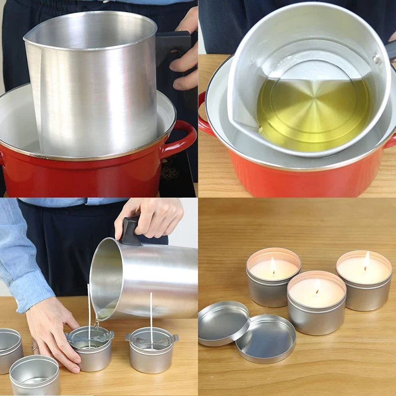 양초 만들기 용품 키트 DIY 양초 왁스 녹이는 도구  - Candle Supplies Jars 리뷰 및 가격