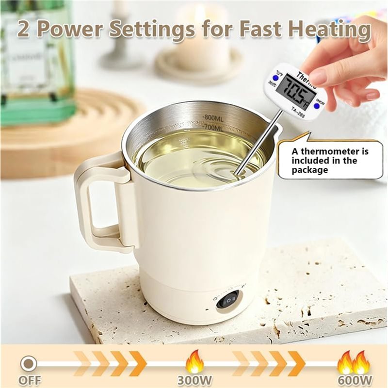 A47U 전기 왁스 멜팅 포트 키트(온도계 포함) 80 - Candle Supplies Jars 리뷰 및 가격