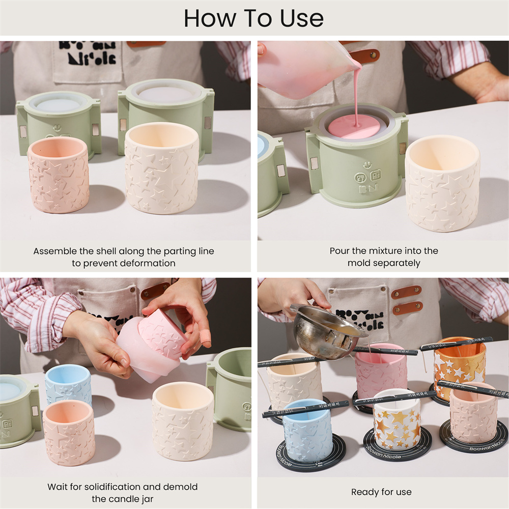 Nicole Starlit Wishes 촛불 항아리 J - Candle Supplies Jars 리뷰 및 가격