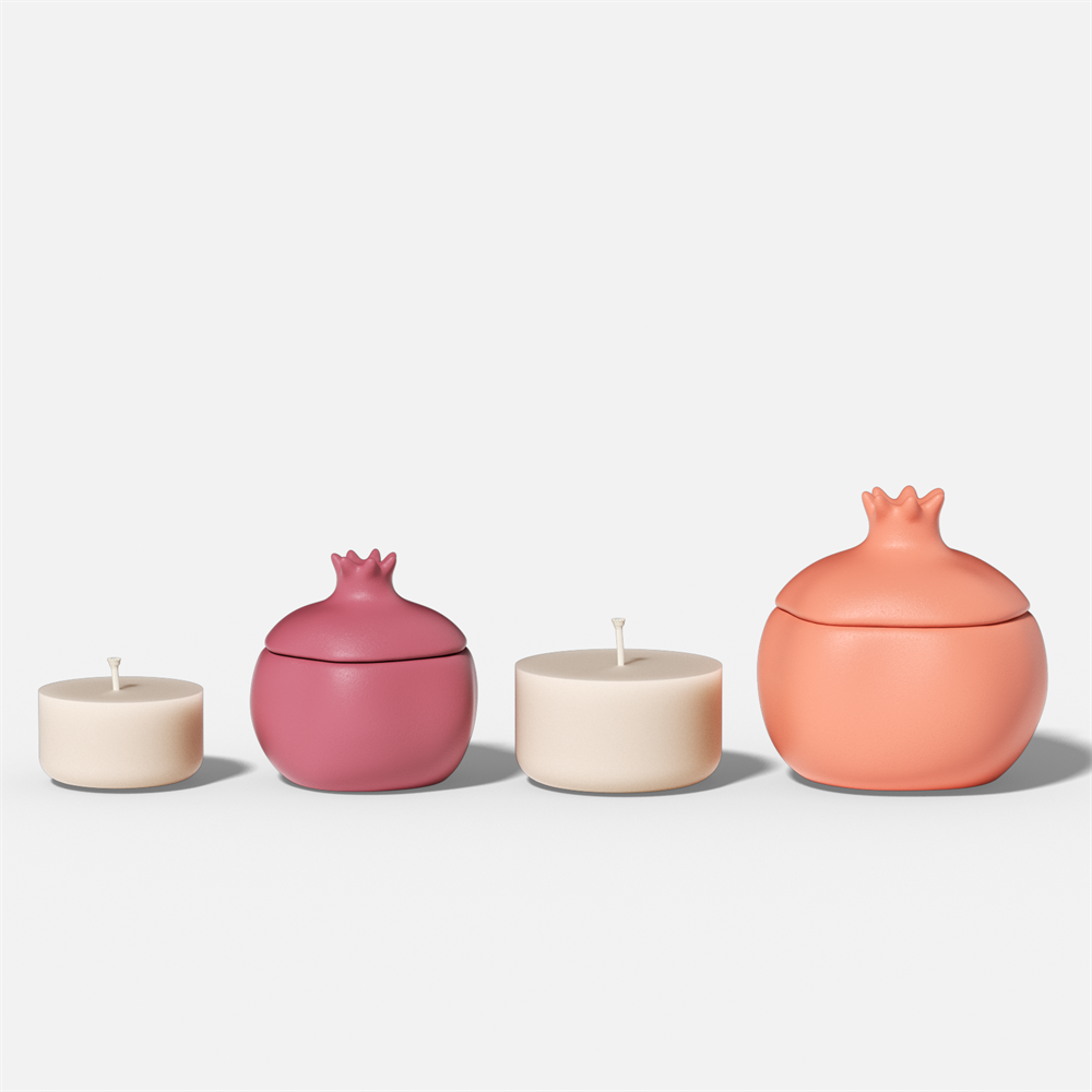 니콜 석류 콘크리트 양초 항아리 및 리필 실리콘 금형  - Candle Supplies Jars 리뷰 및 가격