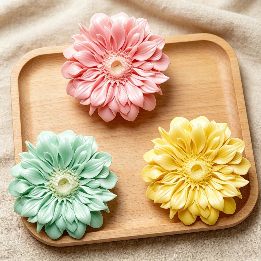 3D 거베라 실리콘 캔들 몰드, 레진 주조 몰드, DI - Candle Supplies Free Shipping 리뷰 및 가격