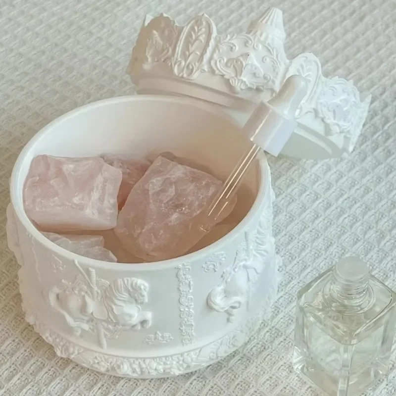 1세트 캔들 용기 레진 몰드 회전목마 실리콘 몰드(뚜껑 - Candle Supplies Jars 리뷰 및 가격
