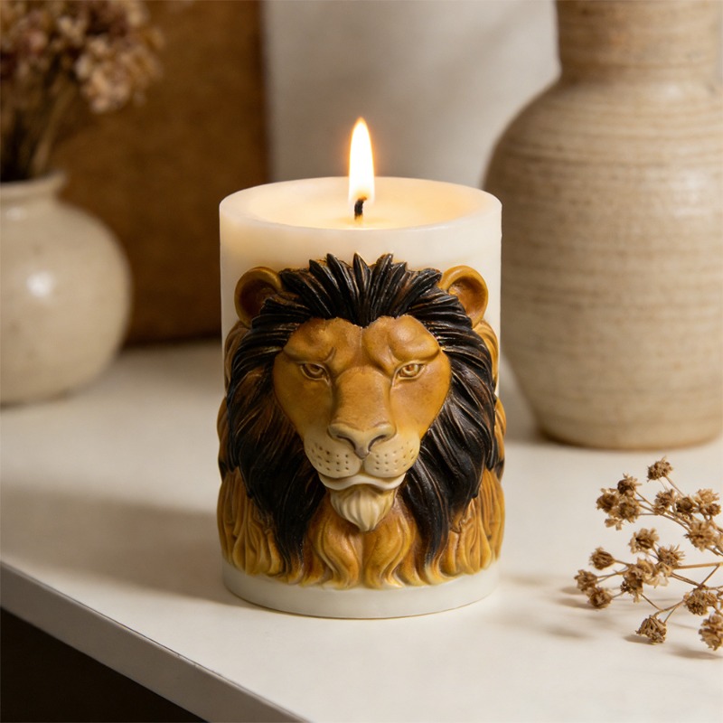 동물 사자 양초 몰드 실리콘 양초 몰드 고급 향초 창의 - Candle Supplies Luxury 리뷰 및 가격