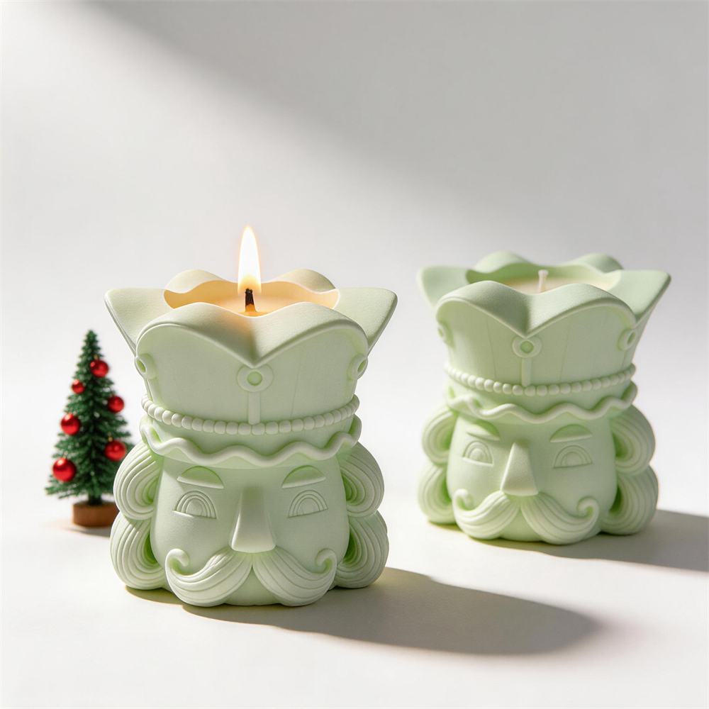 크리스마스 호두까기 인형 조각상 양초 실리콘 몰드 왁스 - Candle Supplies Jars 리뷰 및 가격