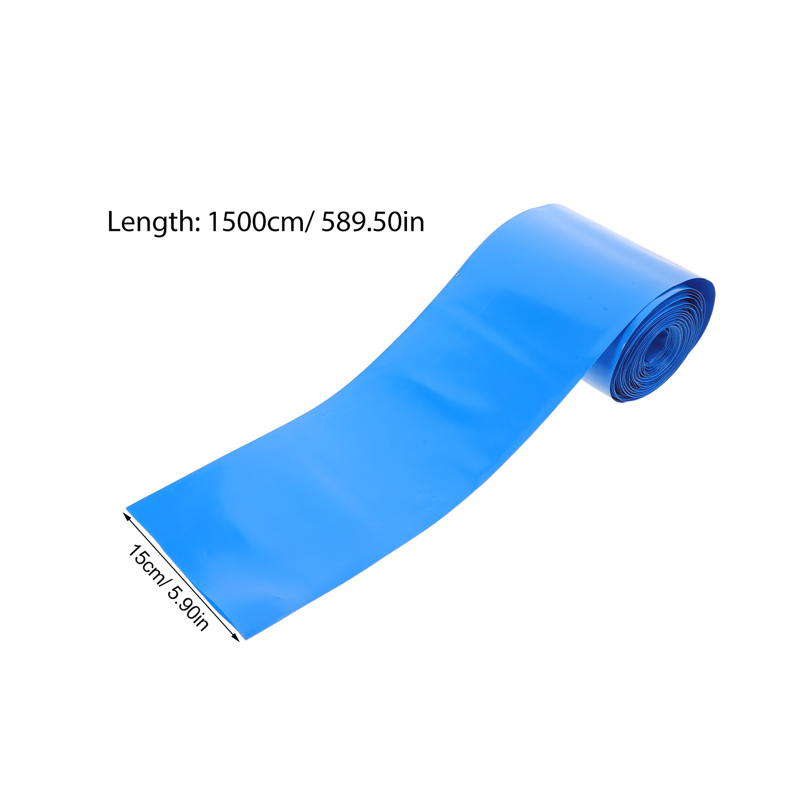 1 롤 열수축 튜브 블루 PVC 내열성 와이어 슬리브  - Shrink Sleeve Pvc 리뷰 및 가격