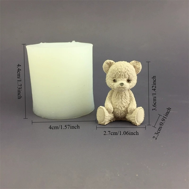귀여운 곰돌이 꿀병 실리콘 캔들 몰드 큐브 몰드 아로마 - Candle Supplies Jars 리뷰 및 가격