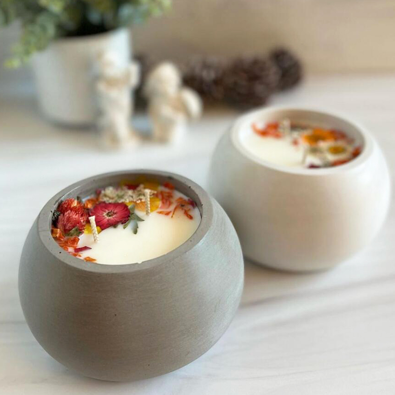 원형 콘크리트 캔들 항아리 실리콘 몰드, DIY 수제  - Candle Supplies Jars 리뷰 및 가격
