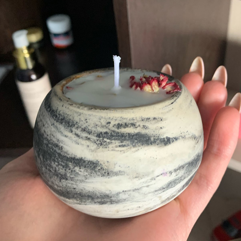 원형 콘크리트 캔들 항아리 실리콘 몰드, DIY 수제  - Candle Supplies Jars 리뷰 및 가격
